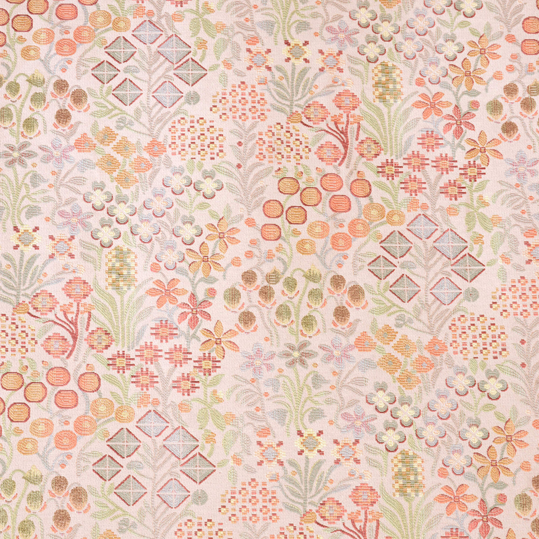 Rosaline Floral Blush Tapestry Fabric