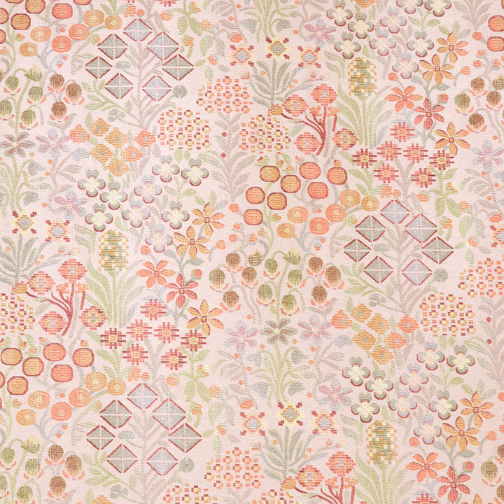 Rosaline Floral Blush Tapestry Fabric