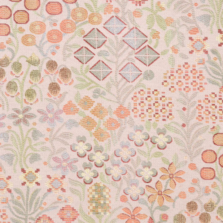 Rosaline Floral Blush Tapestry Fabric