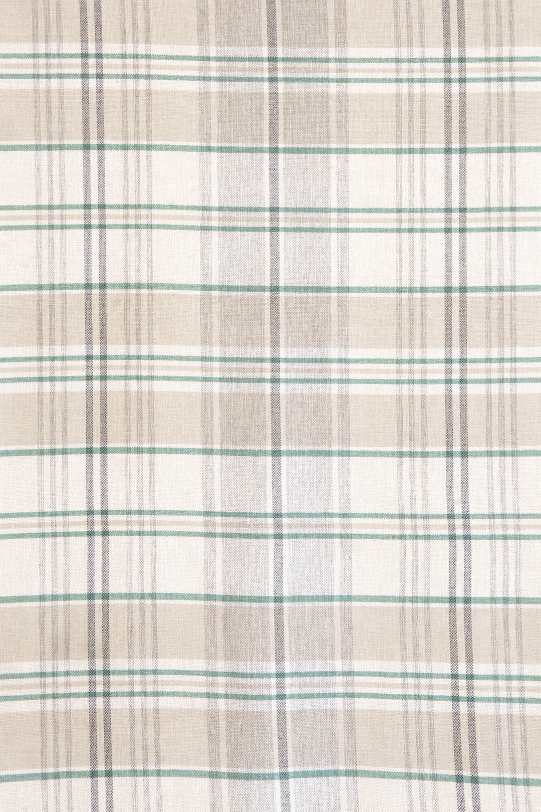 Clearance Crompton Check Sage/Natural Fabric