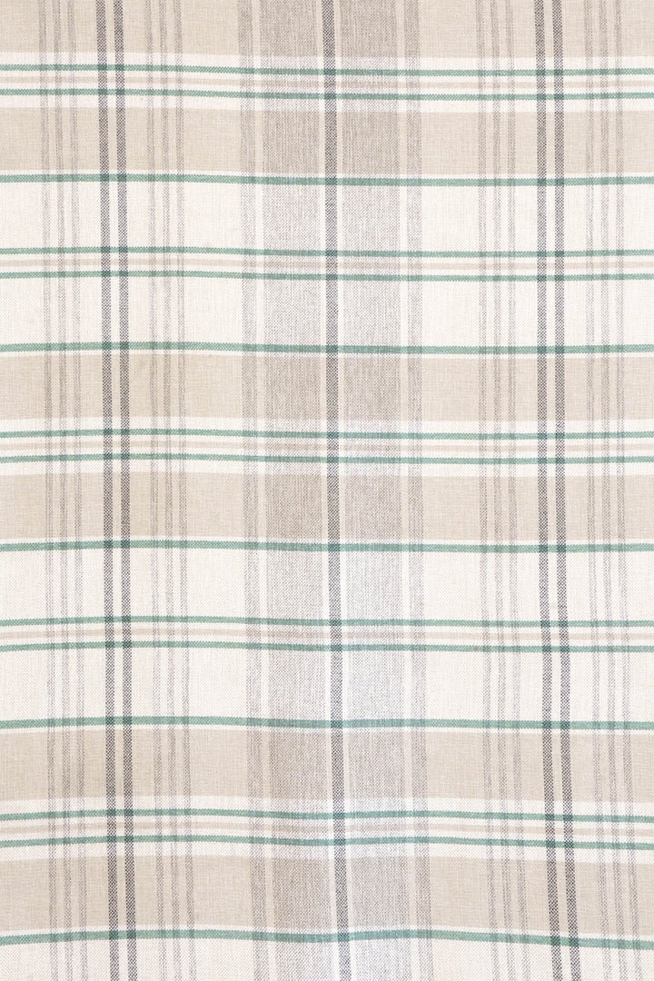 Clearance Crompton Check Sage/Natural Fabric