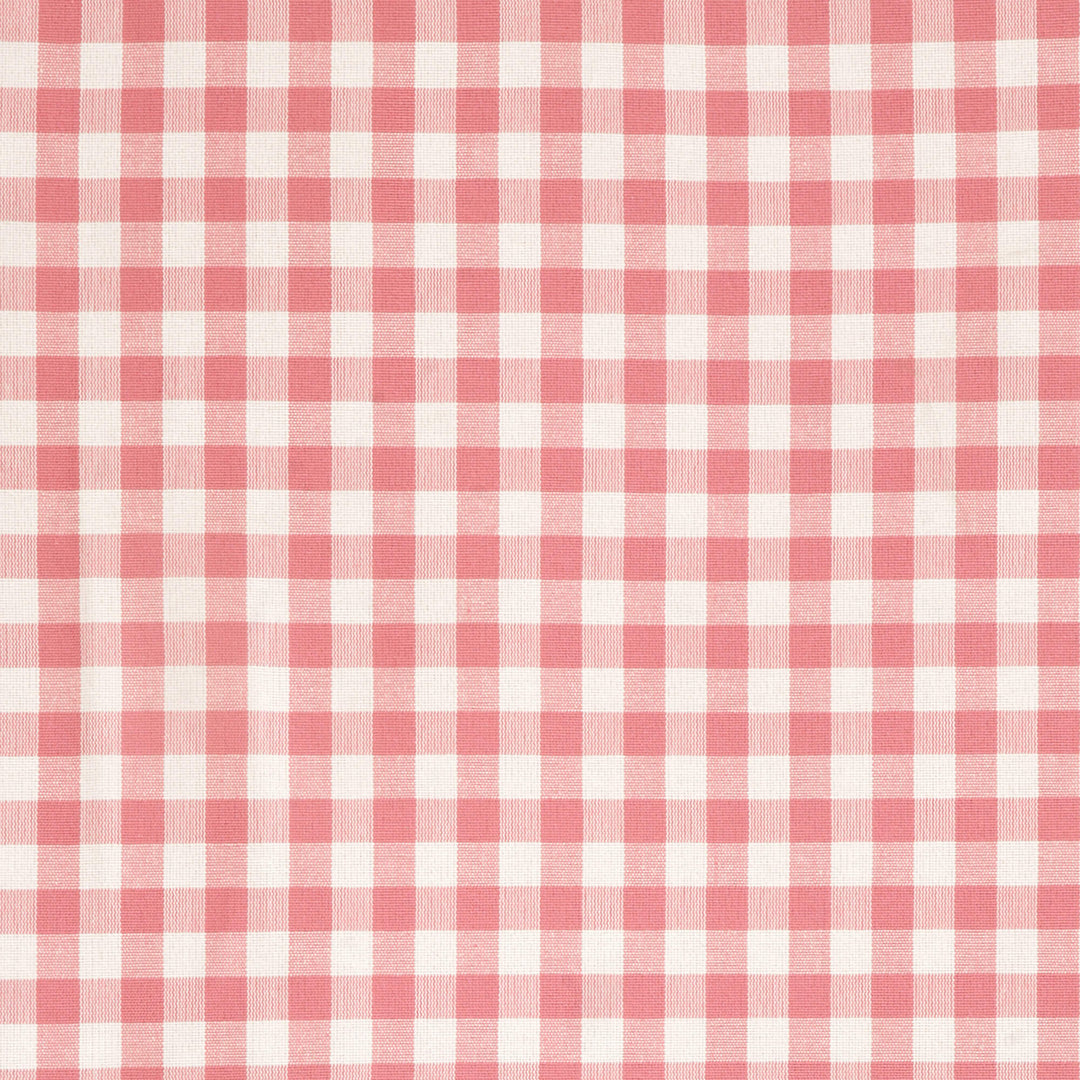Gingham Check Fabric - Dusky Pink