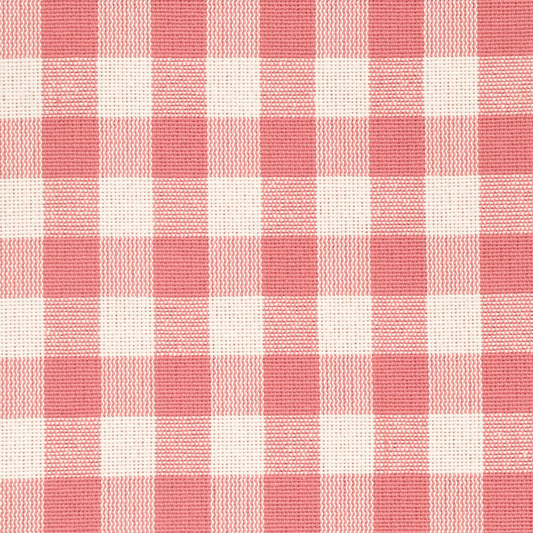 Gingham Check Fabric - Dusky Pink