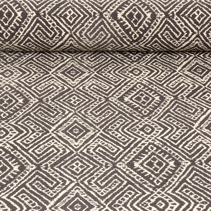 Otto Kilim Charcoal Fabric