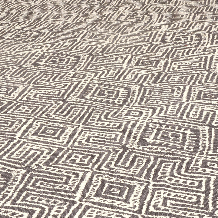 Otto Kilim Charcoal Fabric