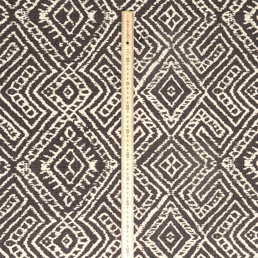 Otto Kilim Charcoal Fabric