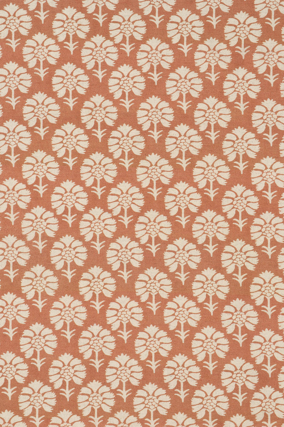 Cotswold Floral Ginger Fabric