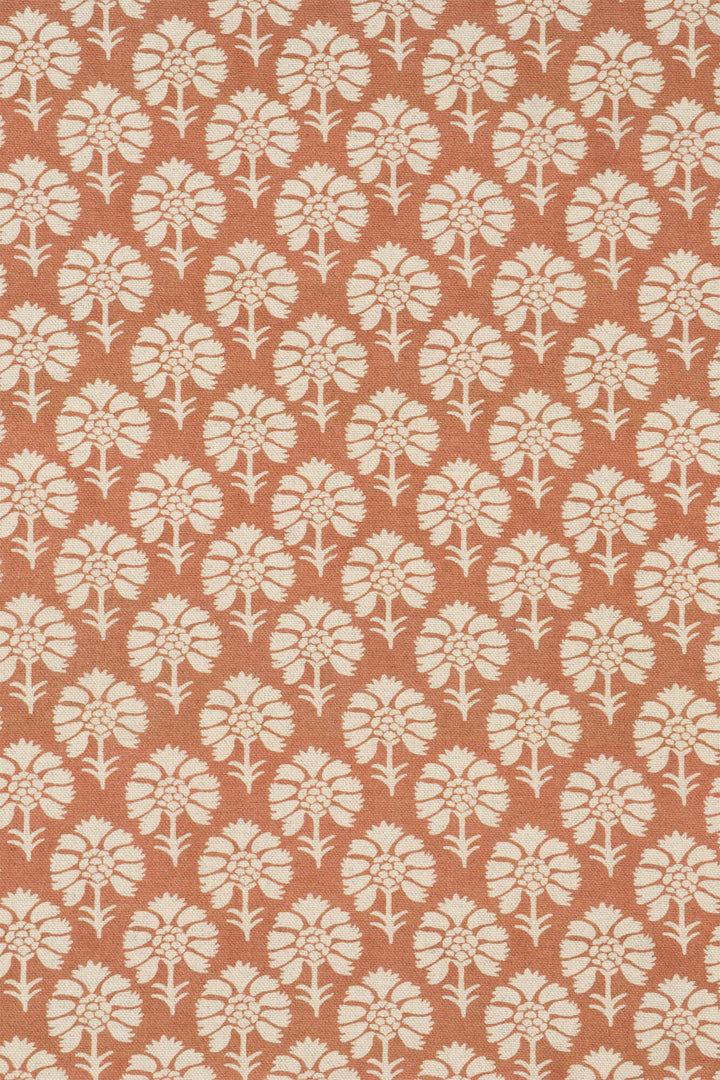 Cotswold Floral Ginger Fabric