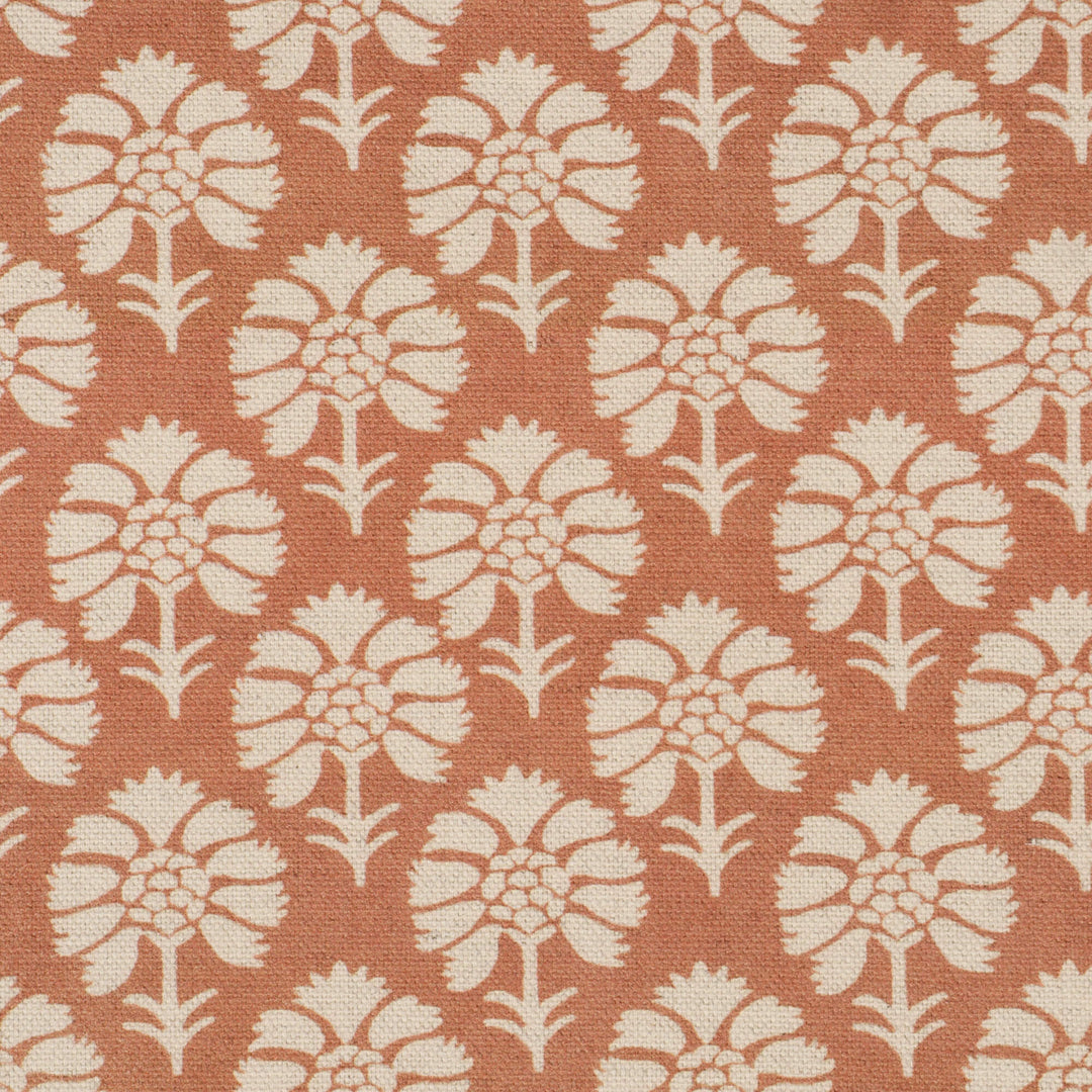 Cotswold Floral Ginger Fabric