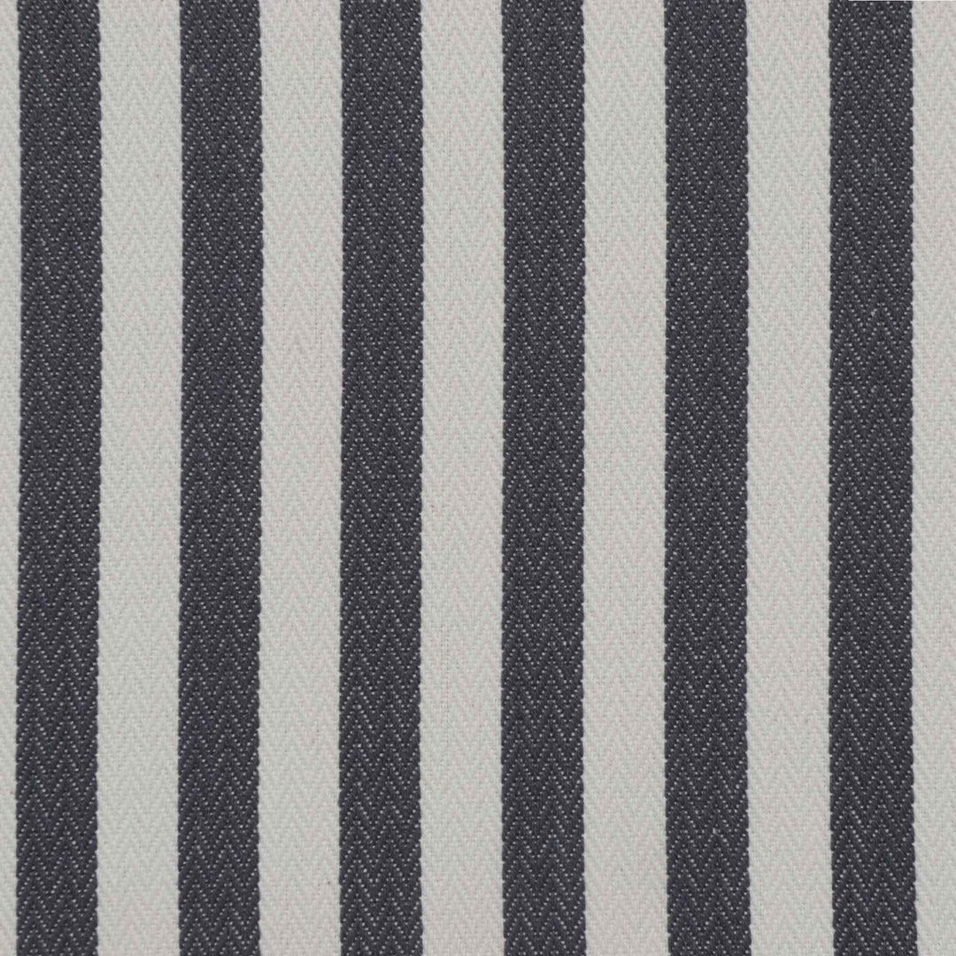 Clearance Padstow Charcoal Stripe Fabric