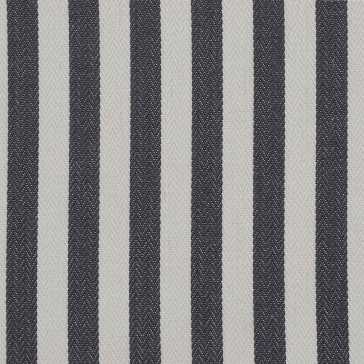 Clearance Padstow Charcoal Stripe Fabric