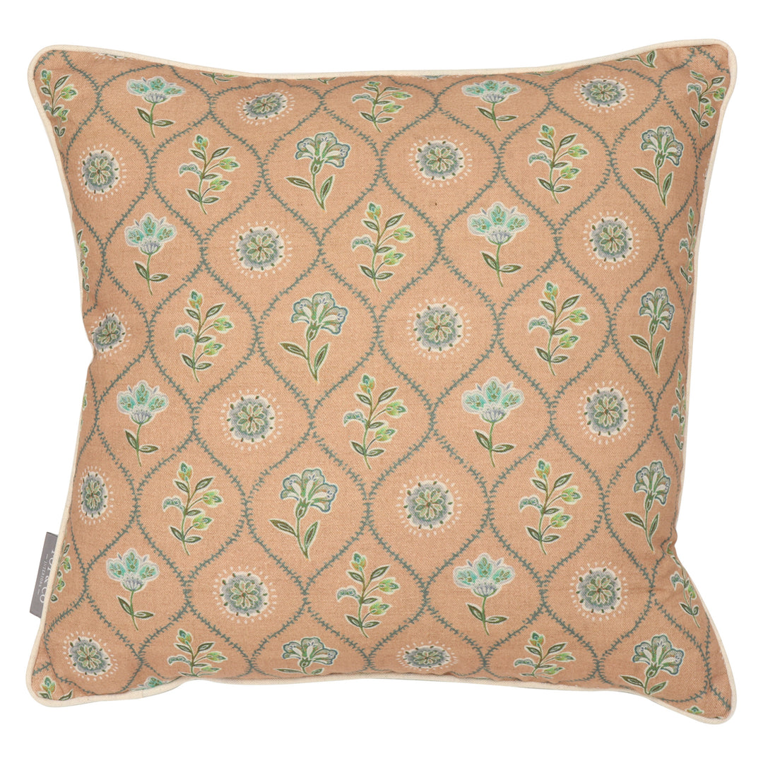 Flora Apricot 50x50cm Cushion