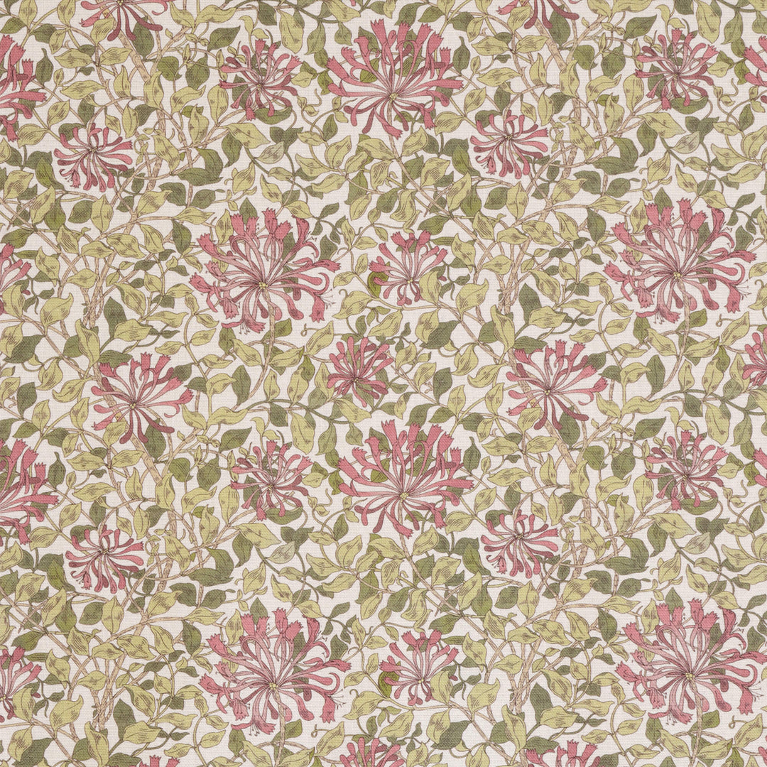 Midsummer Blossom Coral Double Width Fabric