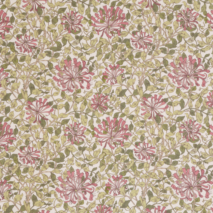 Midsummer Blossom Coral Double Width Fabric