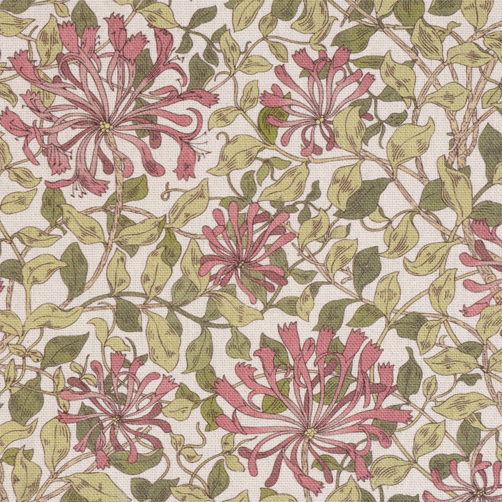 Midsummer Blossom Coral Double Width Fabric