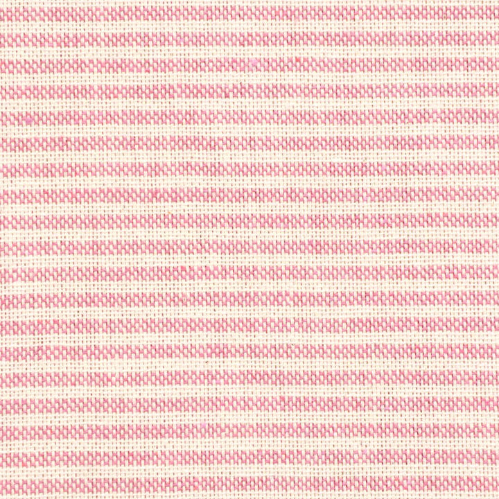 Oxford Pinstripe Raspberry Double Width Fabric