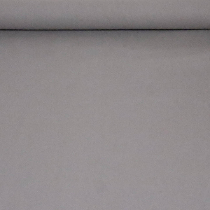 Plain Earl Grey Double Width Cotton Fabric