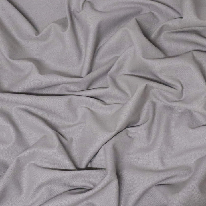 Plain Earl Grey Double Width Cotton Fabric