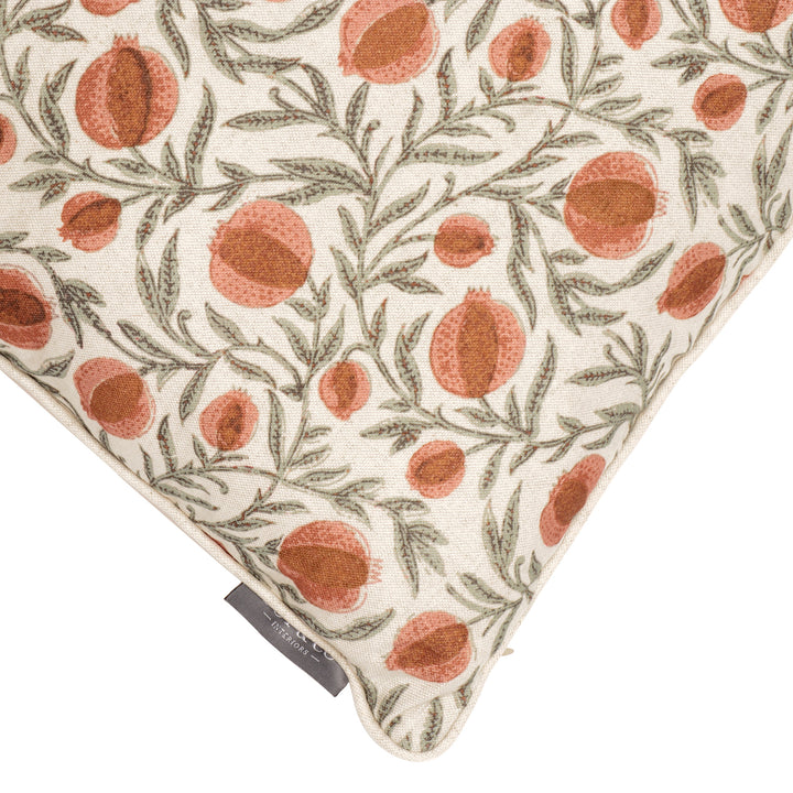Pomegranate Salmon 50x50cm Cushion