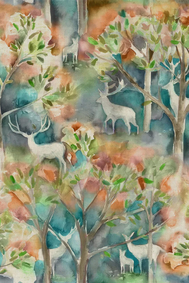 Voyage Seneca Forest Autumn Fabric