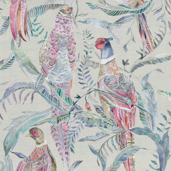 Voyage Torrington Loganberry Parchment Fabric