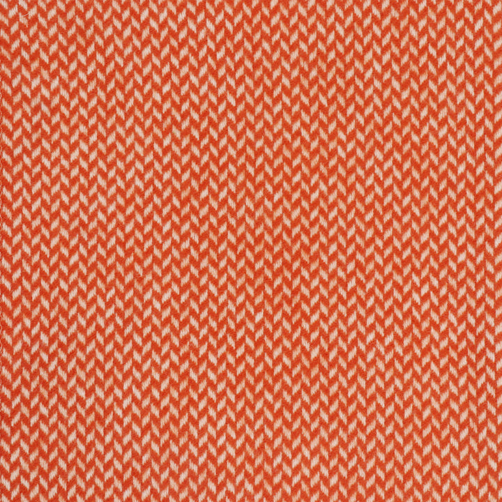 Tweedmill Geometric Wool Throw Burnt Orange