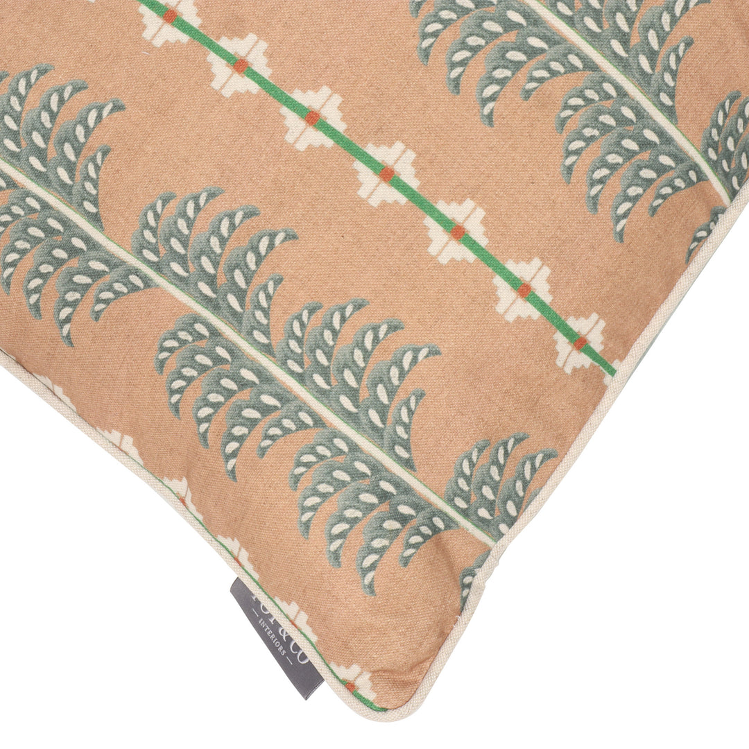 Viridis Apricot 60x40cm Cushion