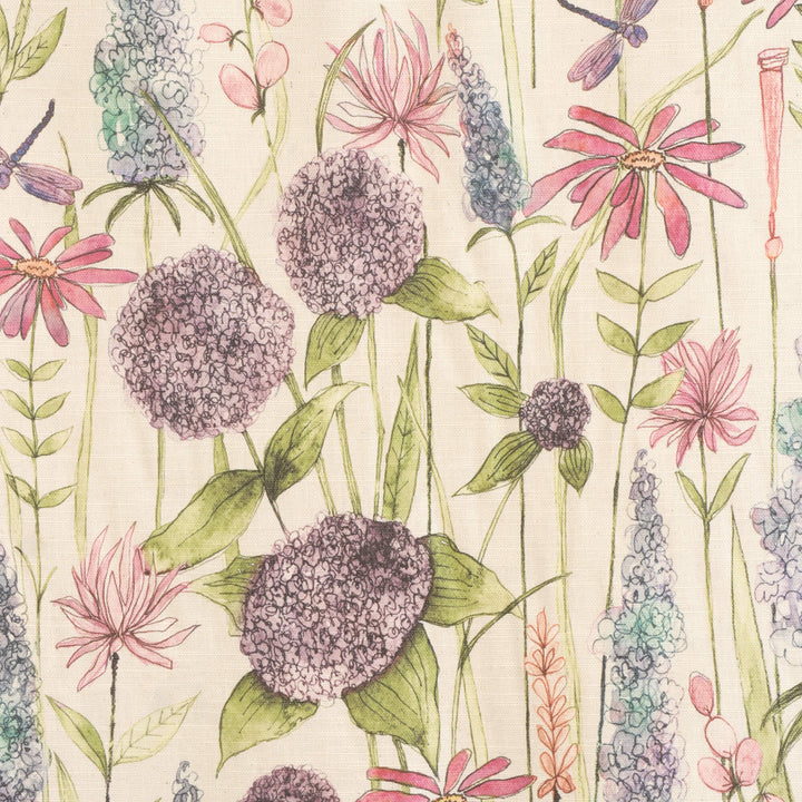 Voyage Maison Florabunda Verde Linen Fabric