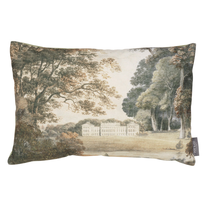 Windsor Grove Velvet Green 60x40cm Cushion