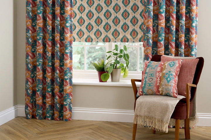 Chess Designs Bukari Kingfisher Fabric