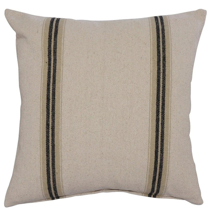 Donan Stripe Ebony Cushion