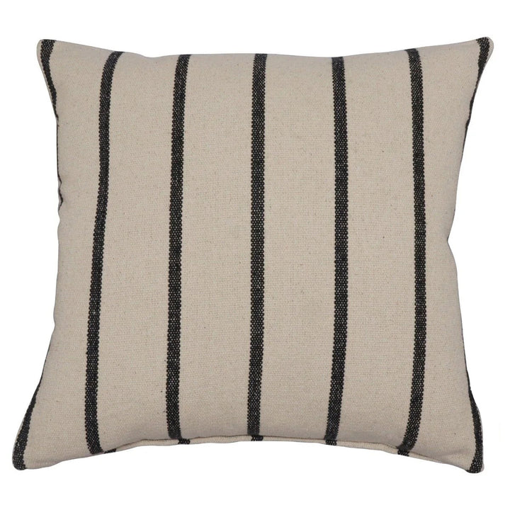 Austin Stripe Charcoal Cushion