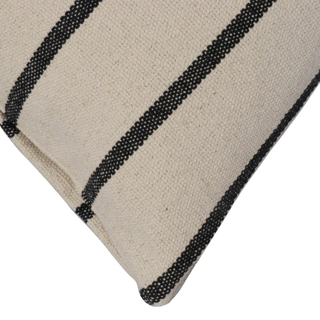 Austin Stripe Charcoal Cushion