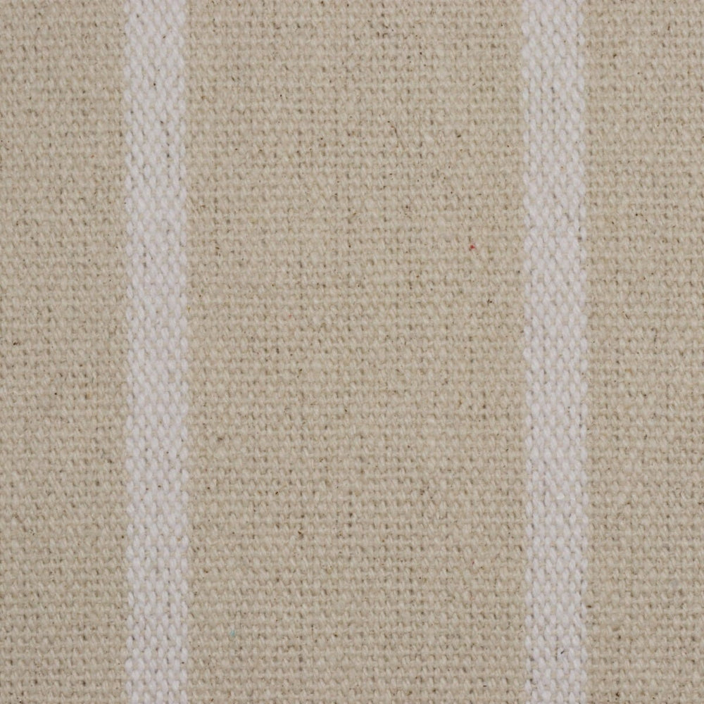 Austin Stripe White Cushion