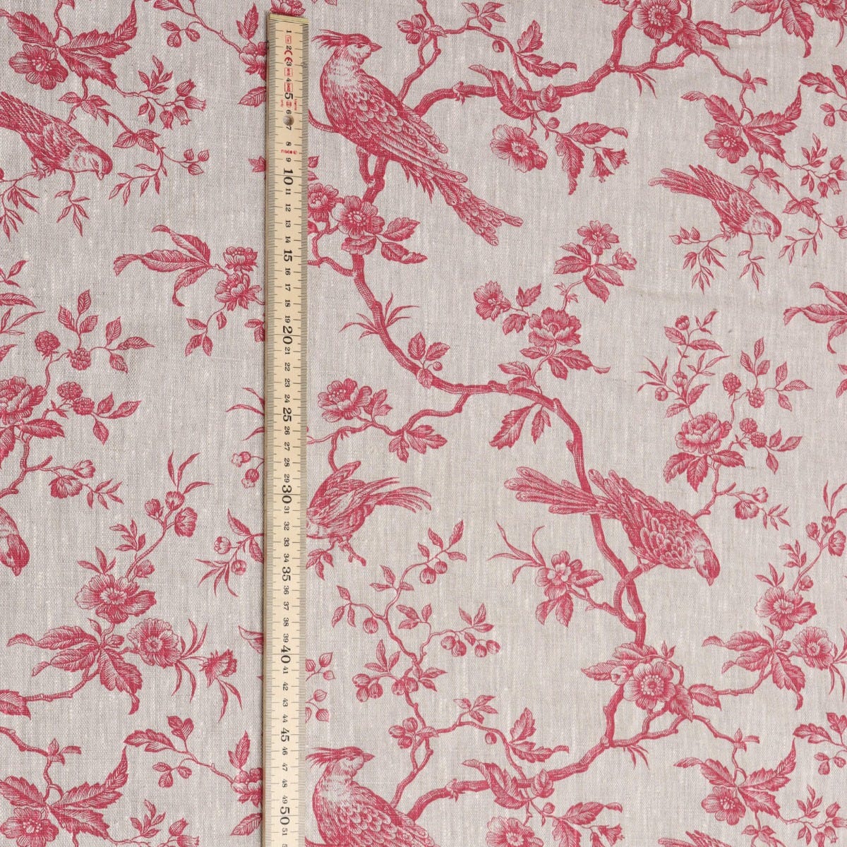 Pinterest Raspberry Toile Isabelle Bird Raspberry Toile Linen Fabric – Foy & Co Interiors