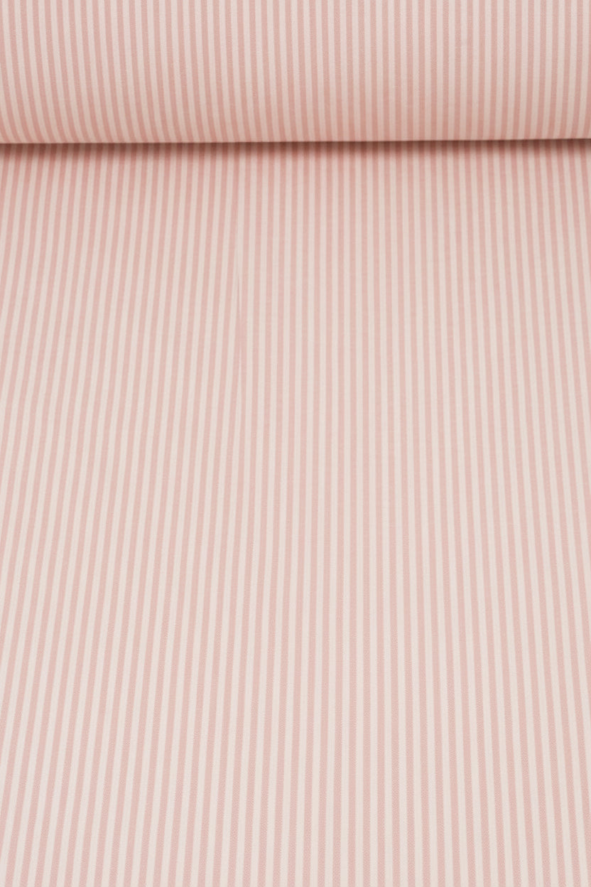 Cottage Stripe Blush Fabric