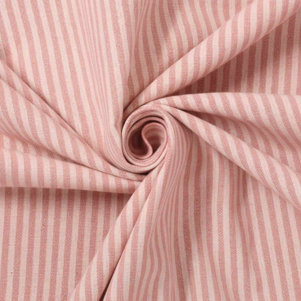Cottage Stripe Blush Fabric