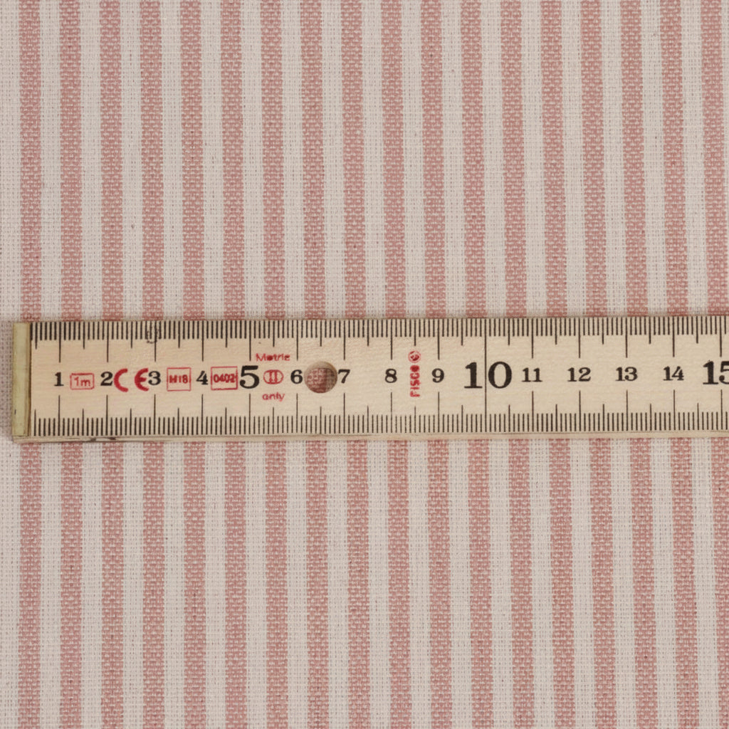 Cottage Stripe Blush Fabric