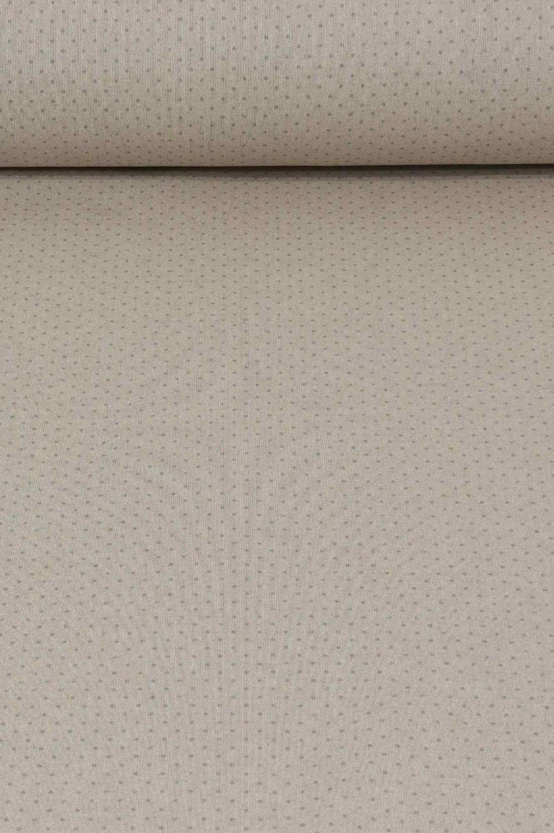 Mini Polka Dot Grey Double Width Fabric