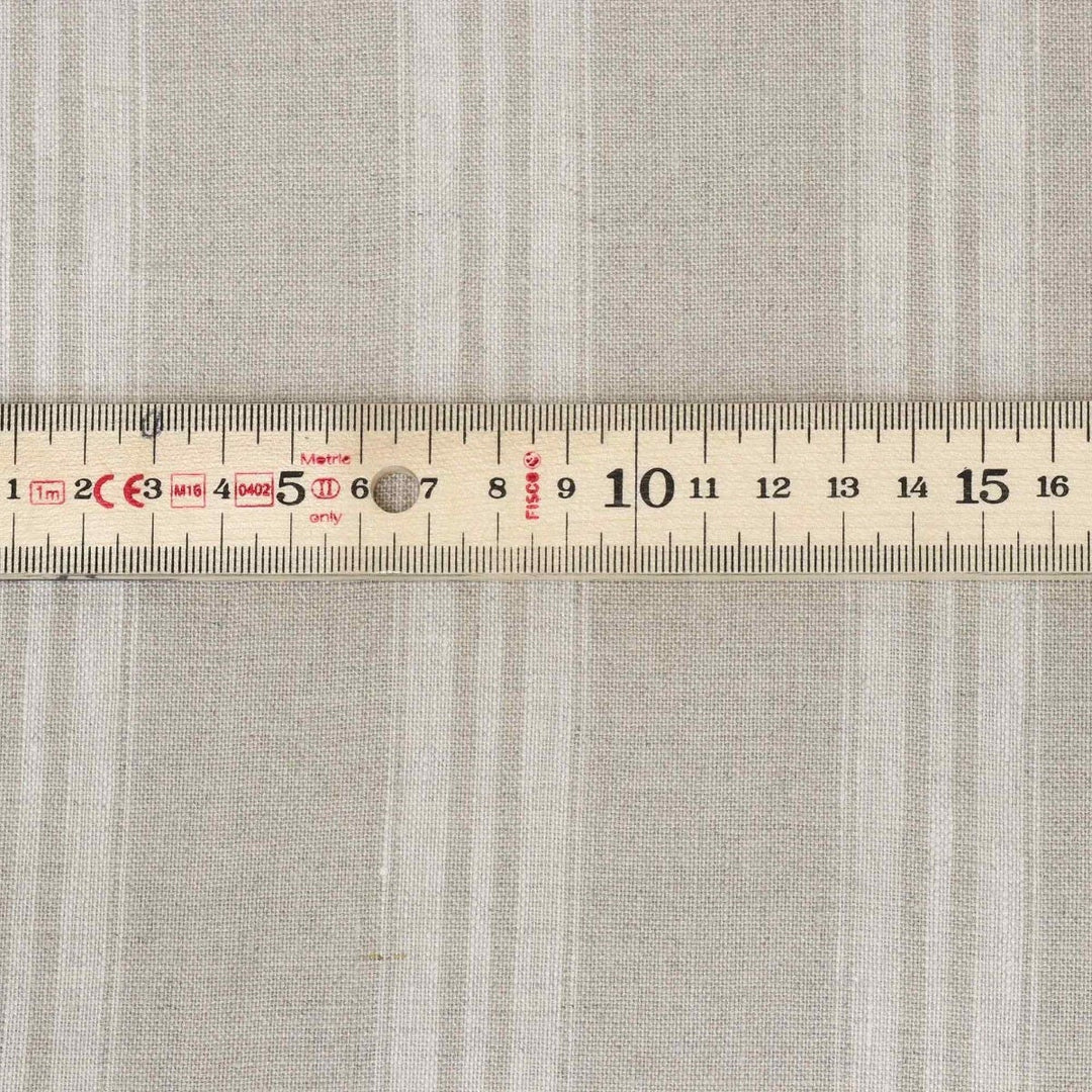 Oslo Stripe Natural Fabric
