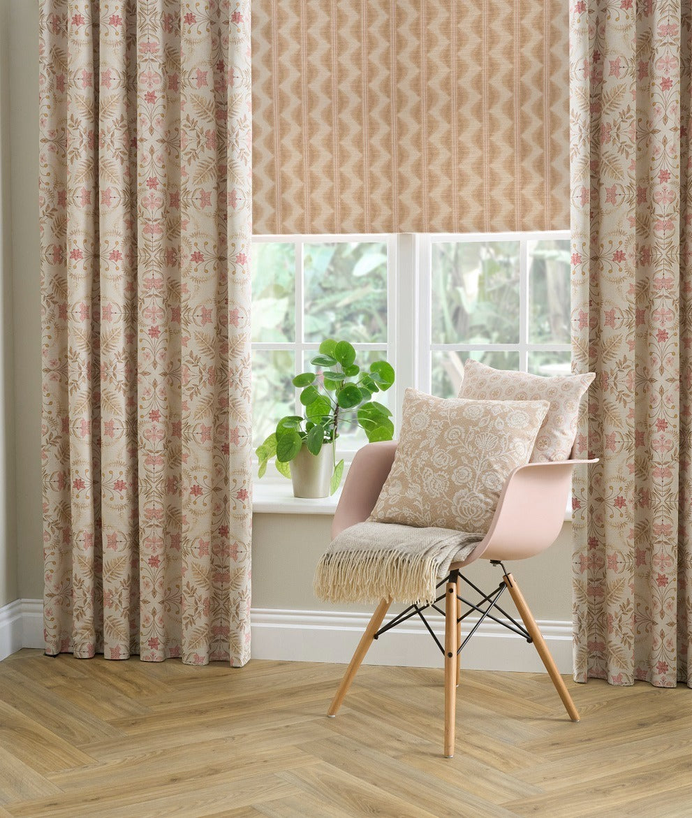 Chess Designs Tempo Latte Fabric