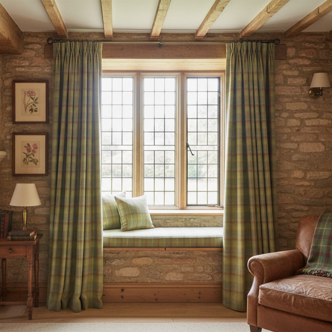 Abraham Moon Huntingtower Spruce Fabric
