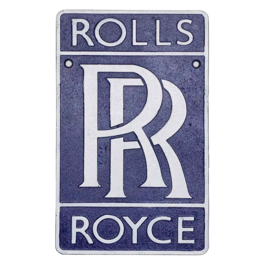 Autocollant Emblème Rolls-Royce 36x18 Mm - Sticker Badge Avant/arrière Voiture - Adhésif Haute Qualité - Décoration Carrosserie