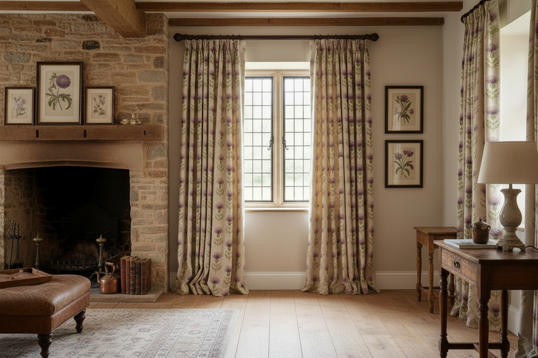 Voyage Blair Damson Fabric Country Home Lifestyle - No Chair